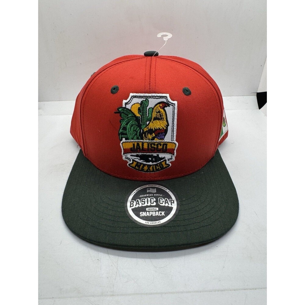 Mexico Jalisco Baseball Cap Guerro, Sinaloa, Guanajuato, Rooster Embroidered
